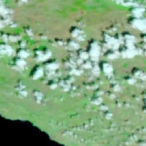 Wildfire near Sutera (Oct 4) — NASA satellite