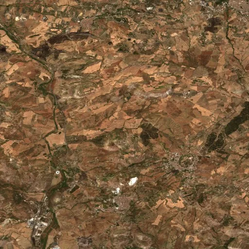 Wildfire near Sutera — Sentinel-2 true color