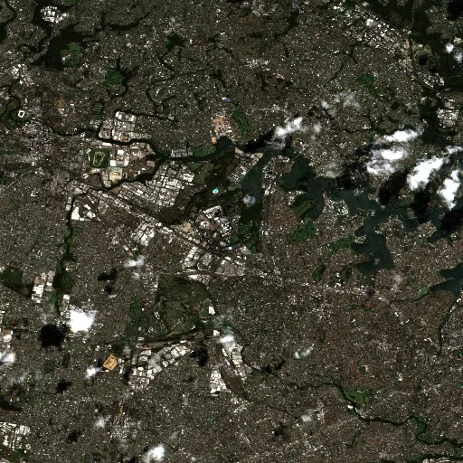 Sydney Olympic Park Bushfire — Sentinel-2 true color