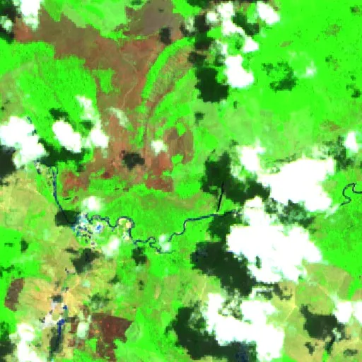 Wildfire near Taboca (Sep 14 · SW) — Sentinel-2 SWIR (fuego)