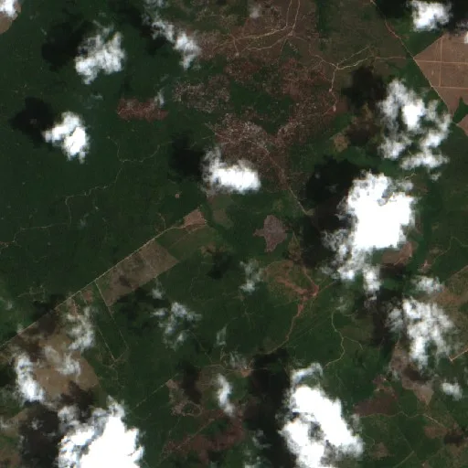 Incendio cerca de Tailândia (21 oct · NE) — Sentinel-2 true color