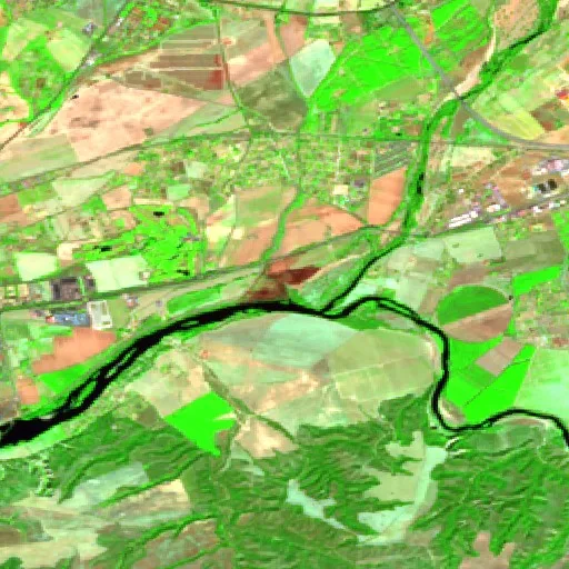 Wildfire near Talavera de la Reina — Sentinel-2 SWIR (fuego)
