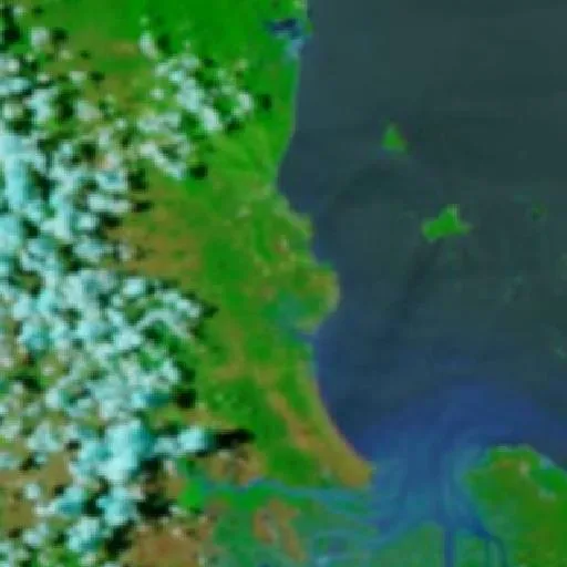 Tanby Bushfire — NASA satellite