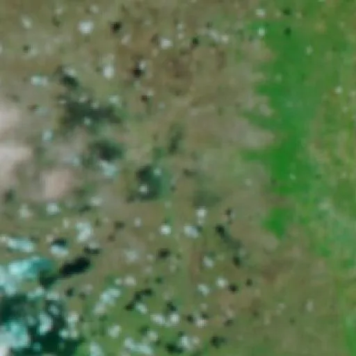 Tangorin Bushfire — NASA satellite