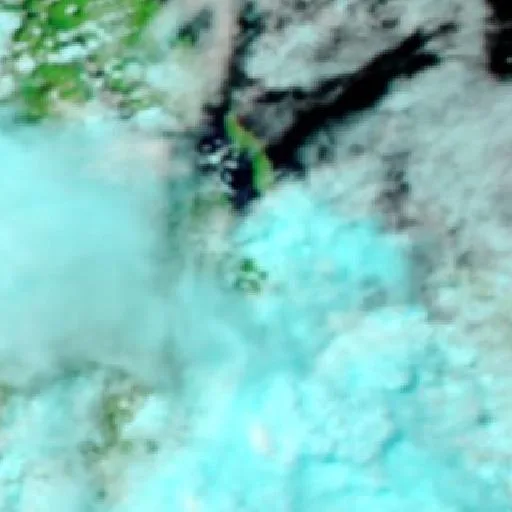 Incendio cerca de Tannum Sands — NASA satellite