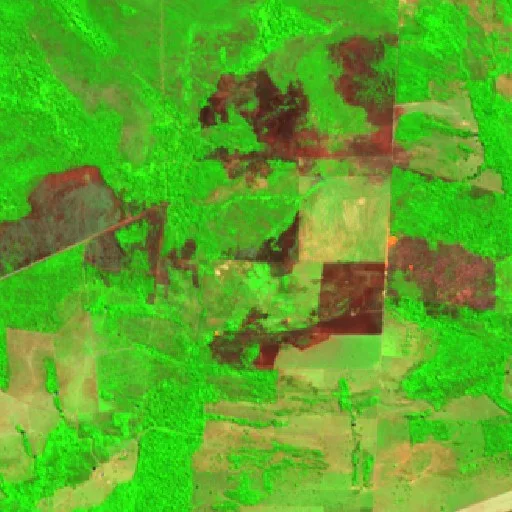 Incendio cerca de Tapaiuna — Sentinel-2 SWIR (fuego)