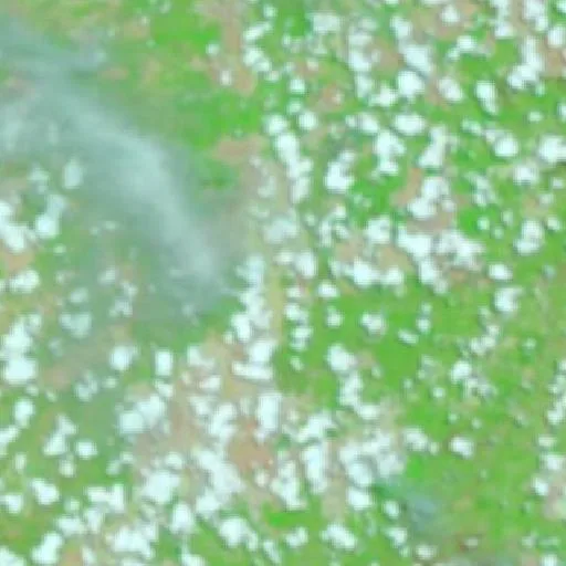 Incendio cerca de Tasso Fragoso (16 oct) — NASA satellite