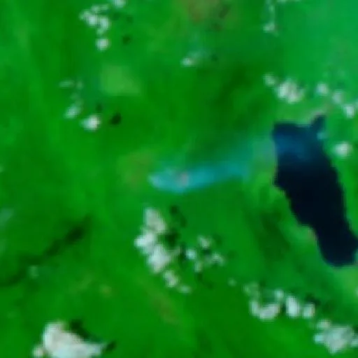 Incendio cerca de Tentena — NASA satellite