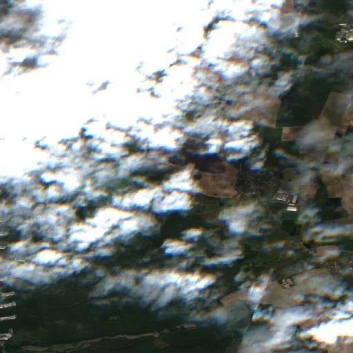 Wildfire near Thiendorf — Sentinel-2 true color