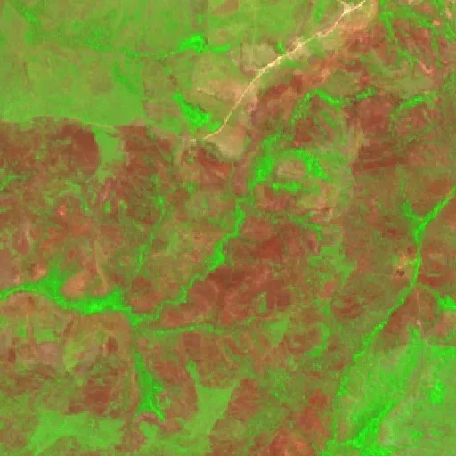 Incendio cerca de Tocantínia — Sentinel-2 SWIR