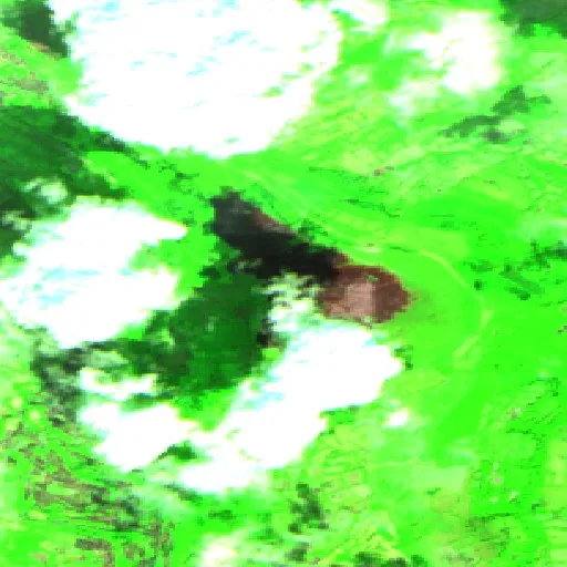 Wildfire near Torfaen — Sentinel-2 SWIR (fuego)