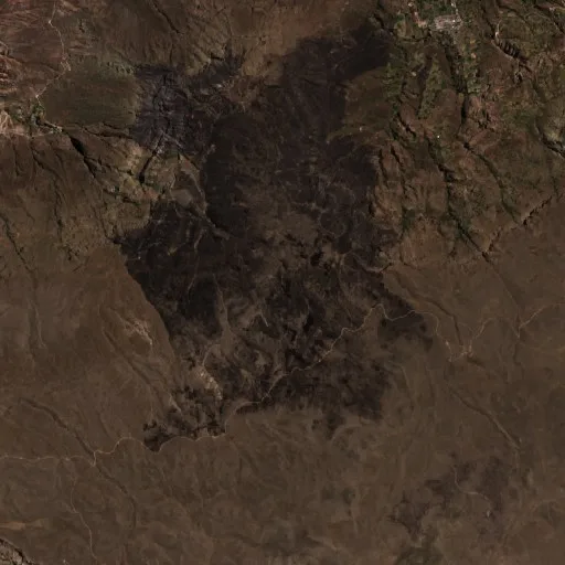 Wildfire near Toro — Sentinel-2 true color