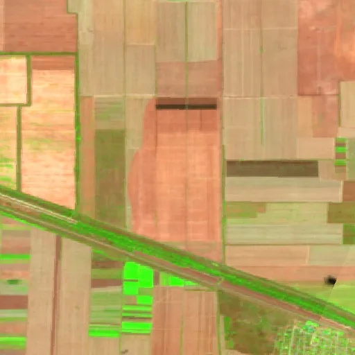 Incendio cerca de Воинское сельское поселение — Sentinel-2 SWIR (fuego)