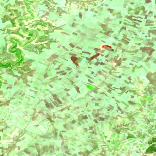 Incendio cerca de Ulubey — Sentinel-2 SWIR (fuego)