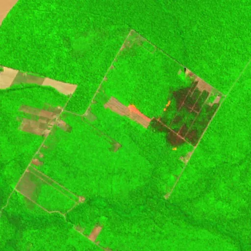 Incendio cerca de União do Sul — Sentinel-2 SWIR (fuego)