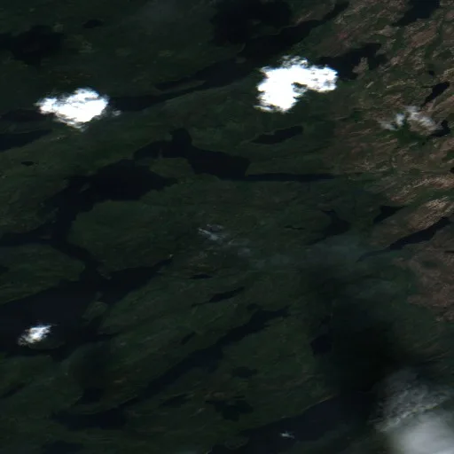 Incendio cerca de Unorganized Division No. 18 — Sentinel-2 true color