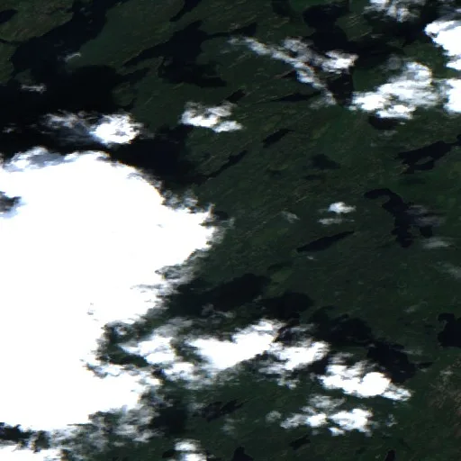 Incendio cerca de Unorganized Division No. 18 — Sentinel-2 true color