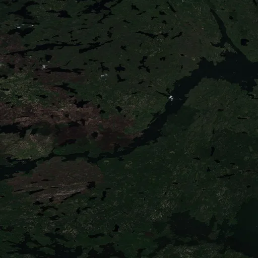 Wildfire near Unorganized Division No. 18 (Jun 26 #2) — Sentinel-2 true color