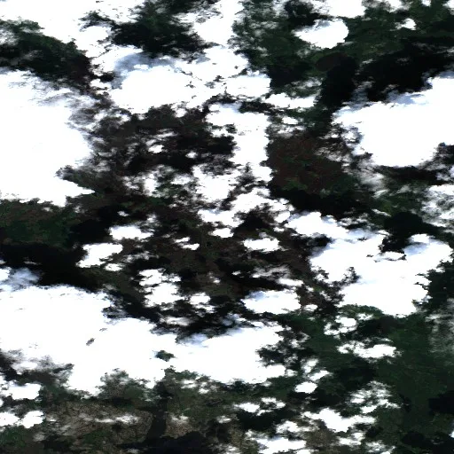 Wildfire near The Two Rivers — Sentinel-2 true color
