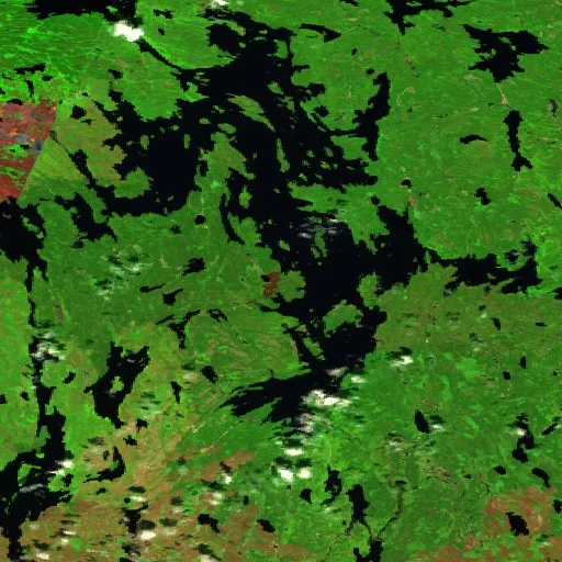 Wildfire near Unorganized Division No. 21 (Jun 2 #2) — Sentinel-2 SWIR (fuego)