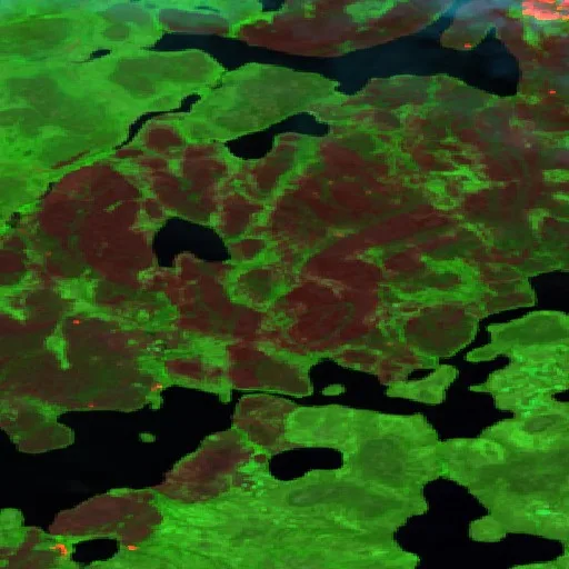 Wildfire near Division No. 23 (Jun 27 · W) — Sentinel-2 SWIR (fuego)