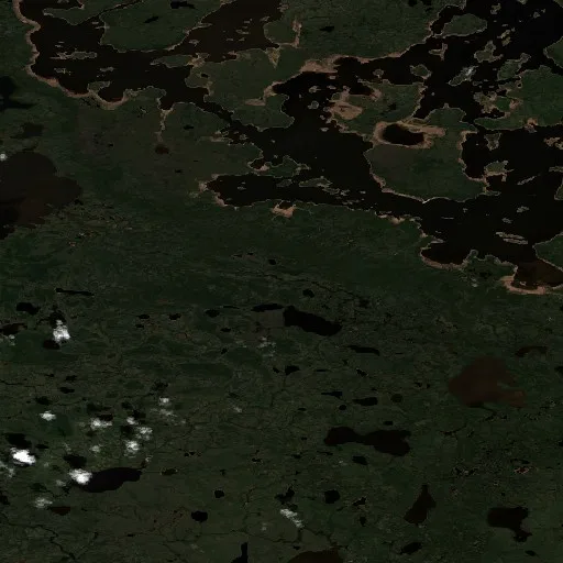 Incendio cerca de Unorganized Division No. 23 (Jun 27) — Sentinel-2 true color