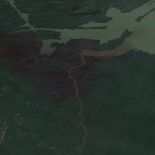 Wildfire near Notigi (Jun 24) — Sentinel-2 true color