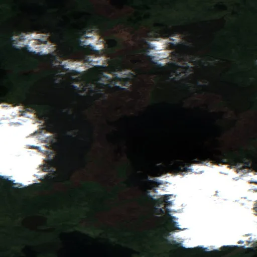 Incendio cerca de Kenora (30 jun) — Sentinel-2 true color