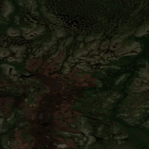 Incendio cerca de Peawanuck — Sentinel-2 true color
