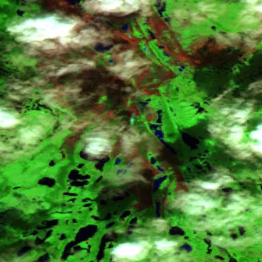 Incendio cerca de Kashechewan — Sentinel-2 SWIR (fuego)