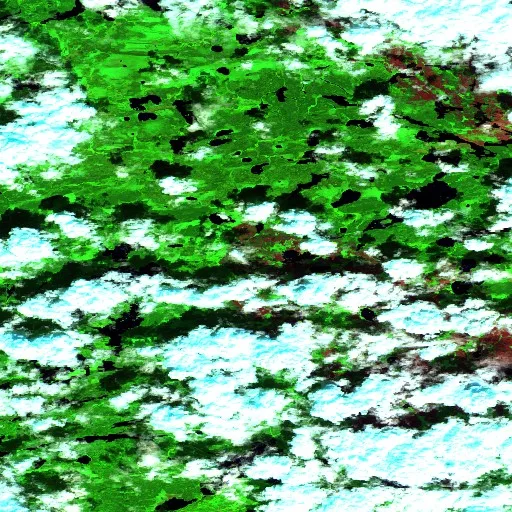 Wildfire near Casummit Lake (Jul 11) — Sentinel-2 SWIR (fuego)