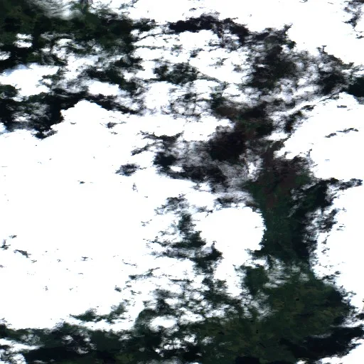 Wildfire near Casummit Lake (Jun 27) — Sentinel-2 true color