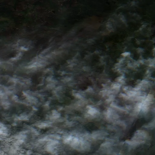 Wildfire near North Spirit Lake (Jul 14) — Sentinel-2 true color