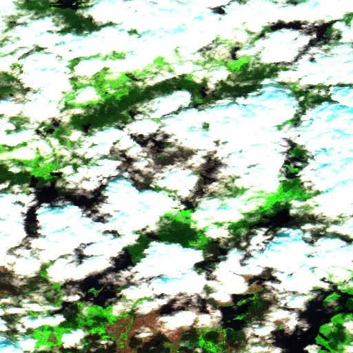 Wildfire near Lac la Croix — Sentinel-2 SWIR (fuego)
