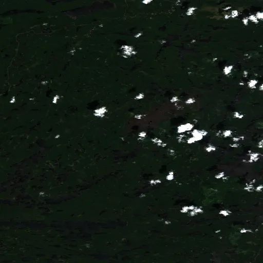 Incendio cerca de Unorganized Thunder Bay District (Jun 30) — Sentinel-2 true color