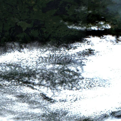 Wildfire near Unorganized Thunder Bay District (Jul 13 #3) — Sentinel-2 true color