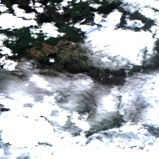 Incendio cerca de Savant Lake — Sentinel-2 true color