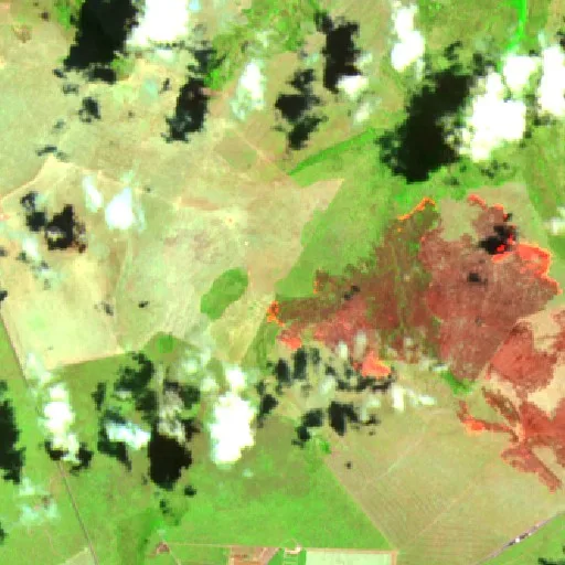 Wildfire near Uruçuí (Sep 20) — Sentinel-2 SWIR (fuego)