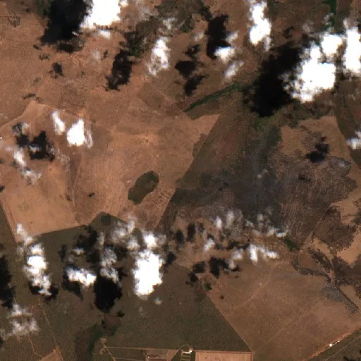 Wildfire near Uruçuí (Sep 20) — Sentinel-2 true color