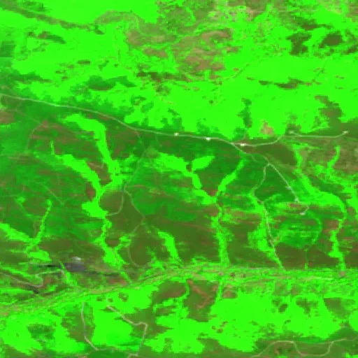 Wildfire near Valdesamario — Sentinel-2 SWIR (fuego)