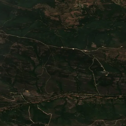 Wildfire near Valdesamario — Sentinel-2 true color