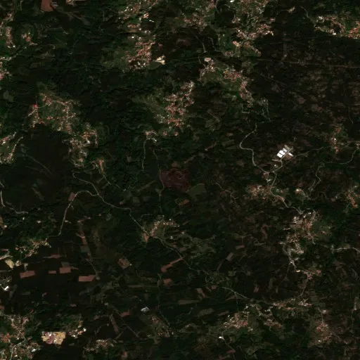 Incendio cerca de Vale de Cambra — Sentinel-2 true color