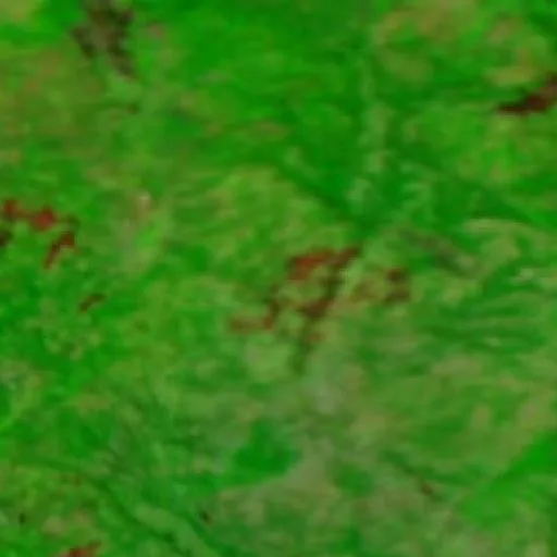 Wildfire near Valpaços — NASA satellite