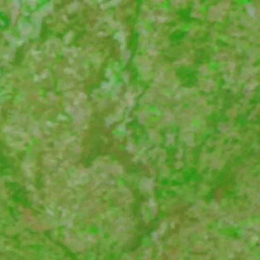 Incendio cerca de Vazante — NASA satellite