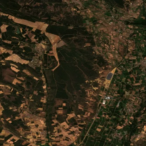 Wildfire near Vegas del Condado (Jul 29 #2) — Sentinel-2 true color