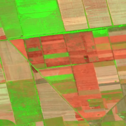 Wildfire near Velykobilozerska rural hromada — Sentinel-2 SWIR (fuego)