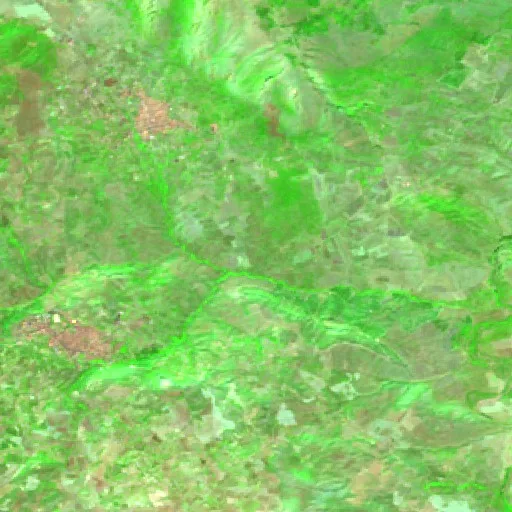 Wildfire near Ventimiglia di Sicilia — Sentinel-2 SWIR (fuego)