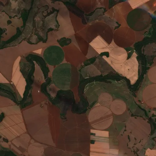 Wildfire near Vicentinópolis — Sentinel-2 true color