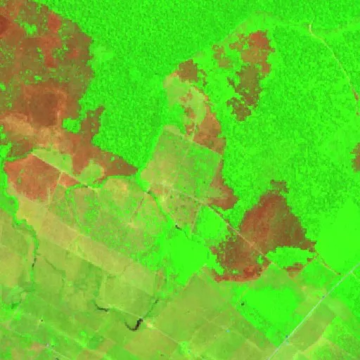 Wildfire near Vila do Carmo — Sentinel-2 SWIR (fuego)