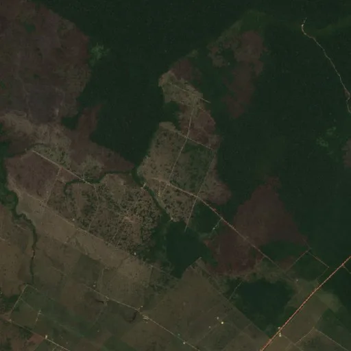 Wildfire near Vila do Carmo — Sentinel-2 true color